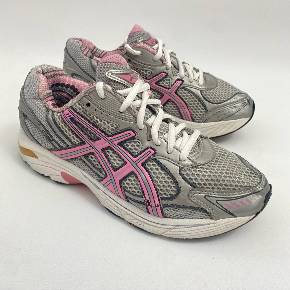ASICS Gel GT-2150 Women’s Running Athletic Shoes C009N Gray/Pink Sz 4 Walking